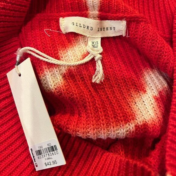 Gilded Intent from The Buckle Long Sleeve off shoulder Pullover Sweater Size XS - Picture 3 of 3